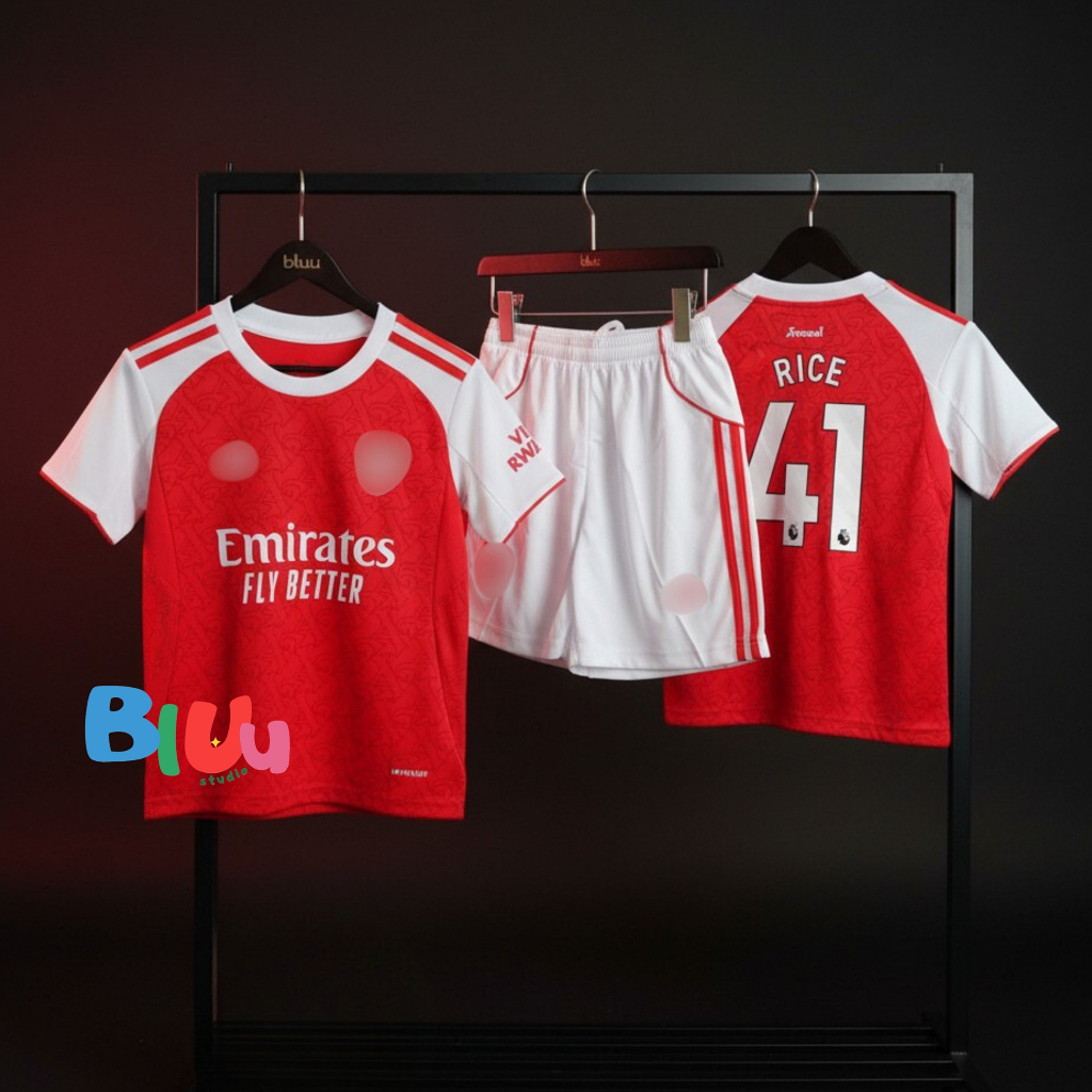 ชุดบอลเด็ก (เสื้อ+กางเกง) oาเซu่oa 3 สี ฤดูกาล 2025-26 (3A) เกรดแฟนบอล โลโก้ปัก สามารถทำเบอร์ชื่อได้