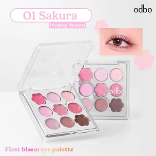 New!💕ODBO FIRST BLOOM EYE PALETTE พาเลทดอกไม้