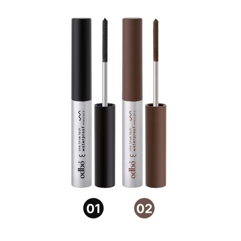 ODBO One true lash waterproof mascara OD9010 มาสคาร่าหัวแปรงแบบเหล็ก