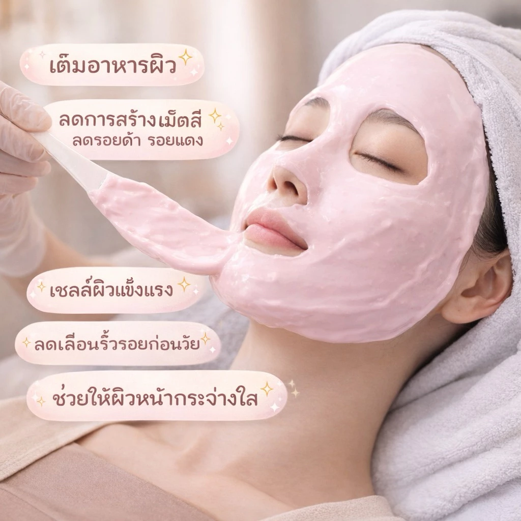 Mask มาร์คทองคำ มาร์คหน้า มาส์กหน้า ของขวัญ <มีมากกว่า 20 สูตร> ผงมาส์กหน้า มาร์คคลินิก มาส์กลอกเป็นแผ่น ขาวใส สินค้าดีฝ