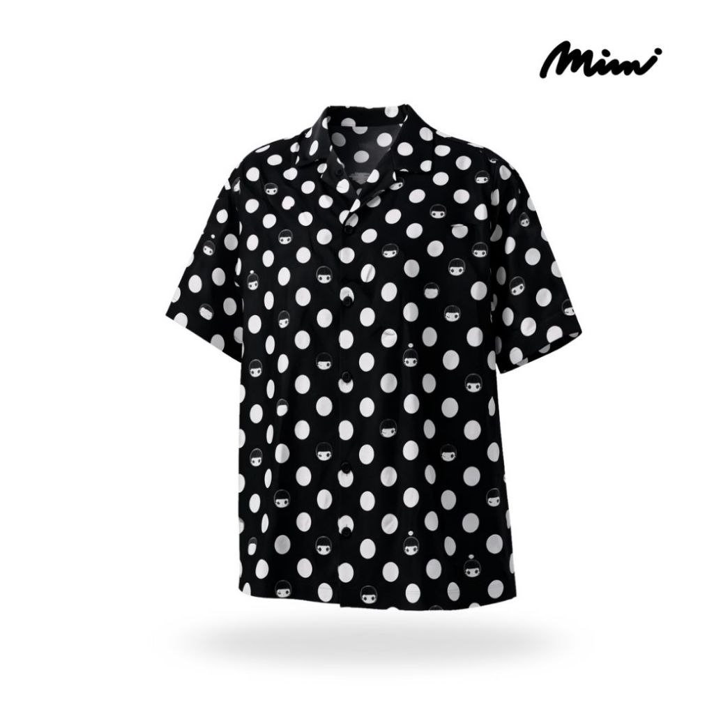 Mimi mimi dot dot oversize hawaii dot dot oversize hawaii Black A9Q1BL