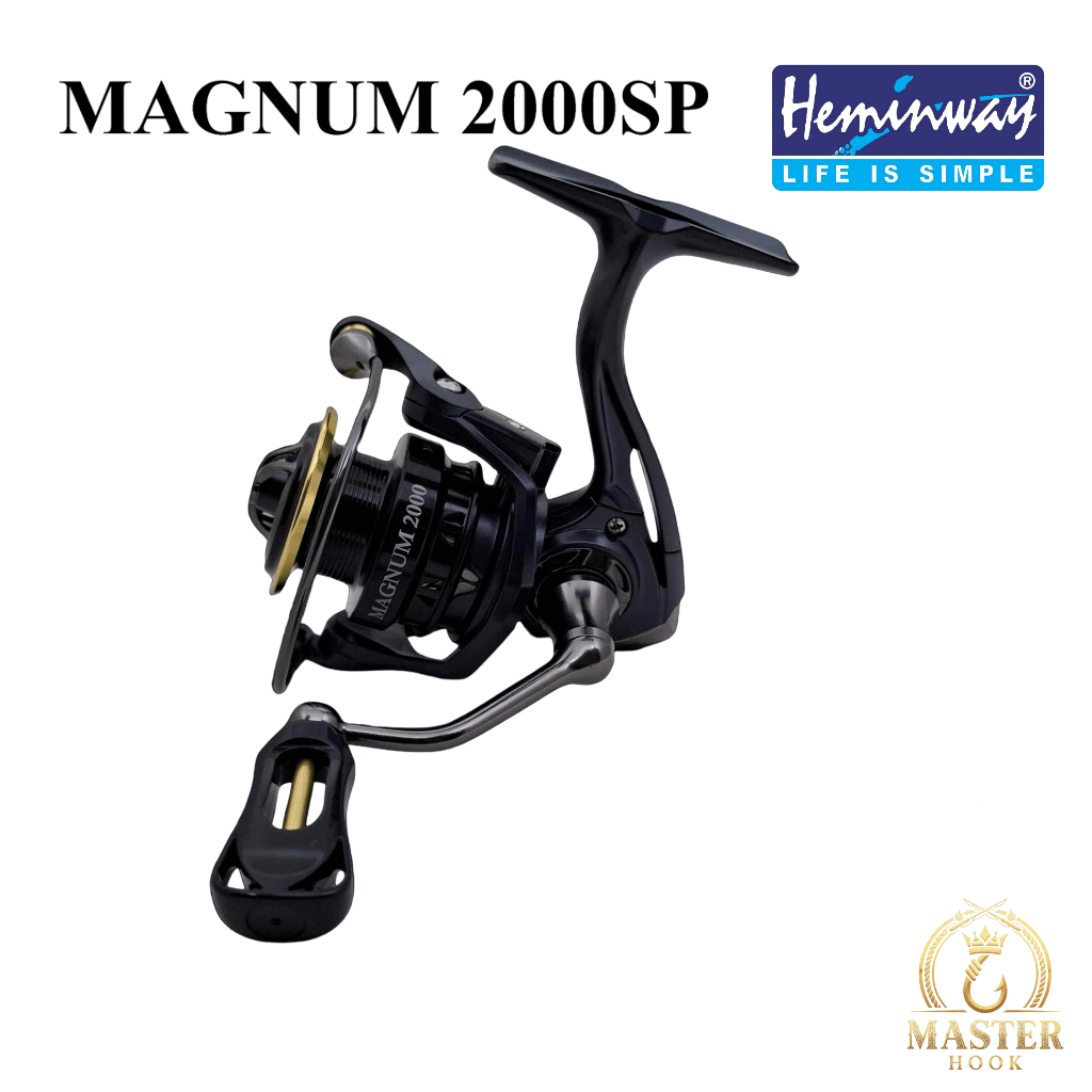 รอกสปินนิ่ง Hemingway MAGNUM 2000 รอกตกปลาตีเหยื่อปลอม