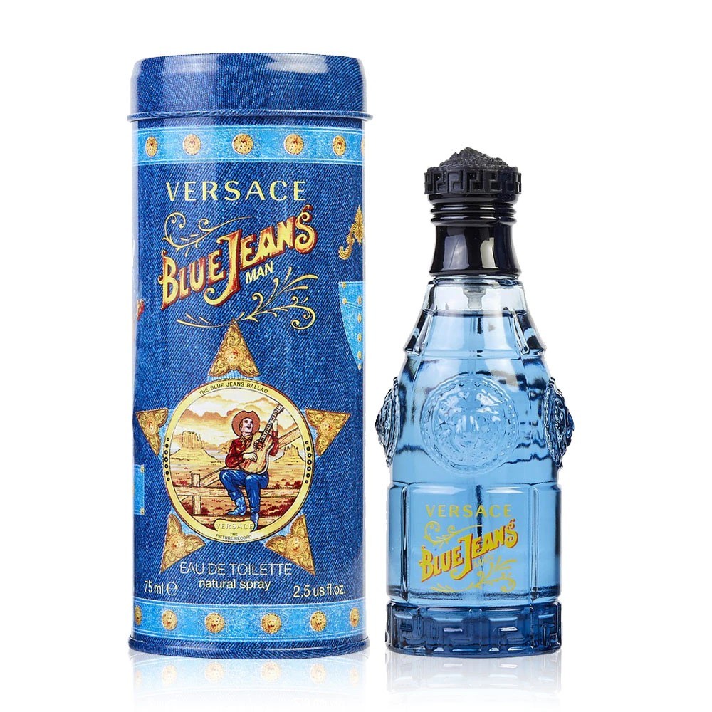 VERSACE BLUE JEANS EDT 75ml น้ำหอม นำเข้า ของแท้ 100%