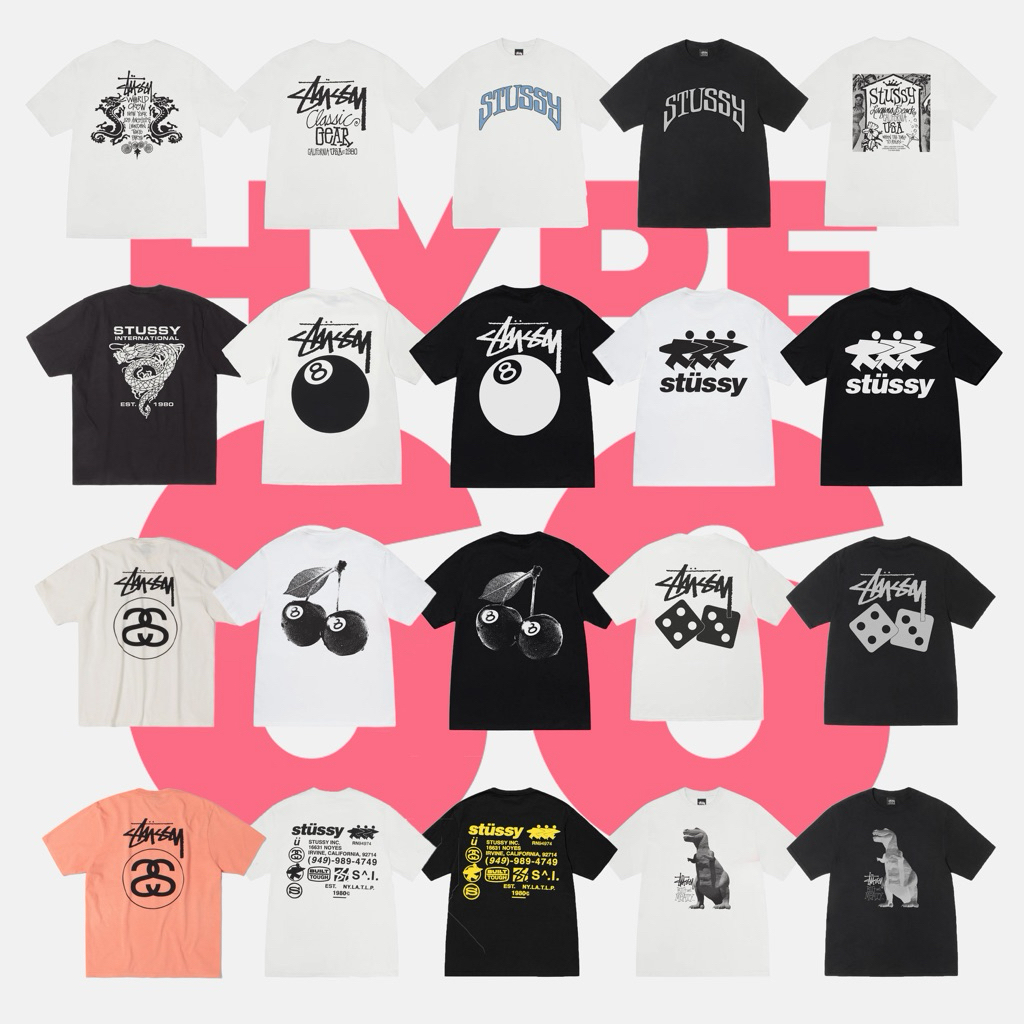 STUSSY TEE COLLECTION Authentic ป้าย USA