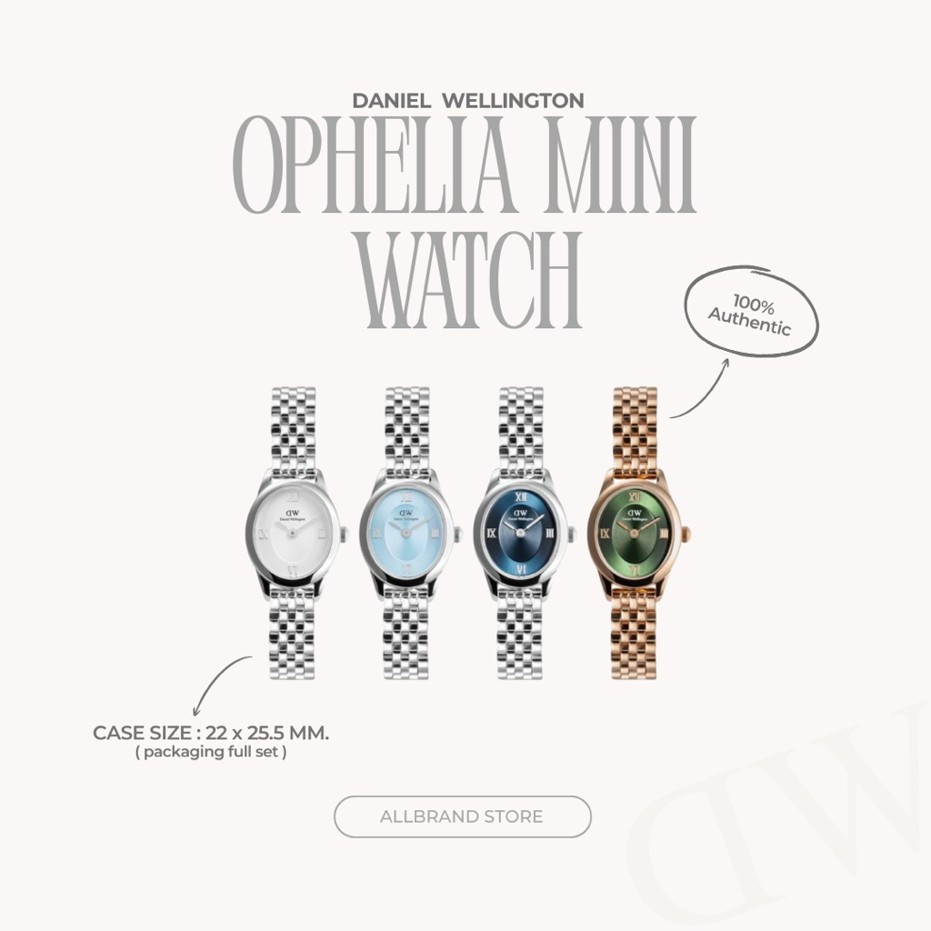 ( พร้อมส่ง ) นาฬิกา DW รุ่น OPHELIA MINI🩵