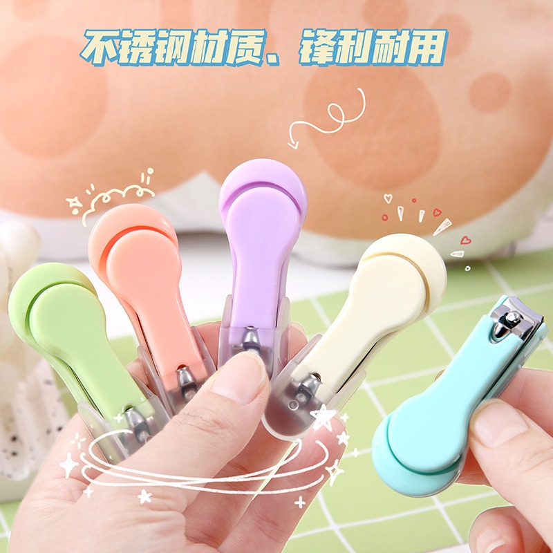 MR shopee กรรไกรตัดเล็บ กรรไกรตัดเล็บพกพา ผลิตภัณฑ์ดูแลเล็บ ชุดทำเล็บมือ ชุดบำรุงเล็บเท้า - รูปที่ 2