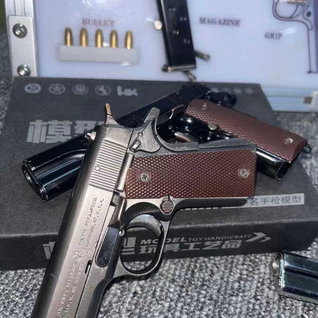 M-1911 โมเดลประกอบโลหะ สัดส่วนพอดี ดีเทลสุดละเอียด ของเล่นสะสมCOLT #สัดส่วน chuẩn #โลหะประกอบ#1:2:05