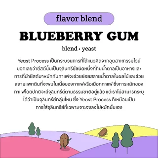 Frank's Roastery | เมล็ดกาแฟเบลน Blueberry Gum บูลเบอร์รี่กัม 200g.-1Kg.