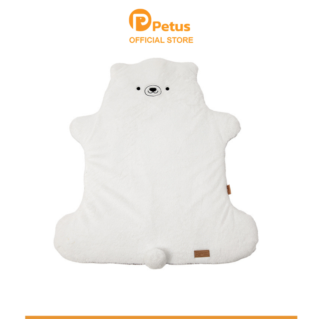 Petus แผ่นรองนอนสัตว์เลี้ยง ที่นอนสุนัข Pet mat เนื้อผ้านุ่มพิเศษ ใช้งานได้กับทุกพื้นผิว ทนทานไม่หลุดลุ่ยง่าย