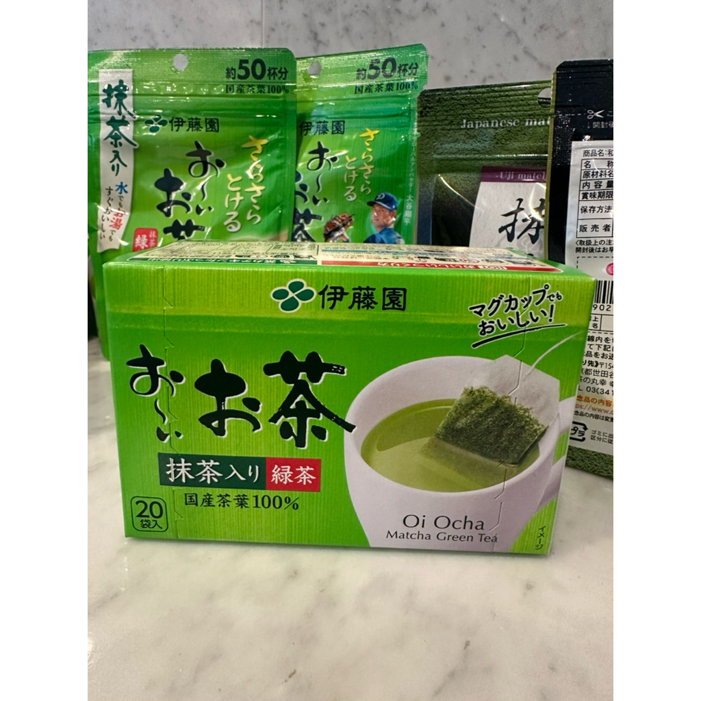 20 ถุง ชาเขียวแท้จากญี่ปุ่น ITOEN Oi Ocha ผงชาเขียวแท้จากญี่ปุ่น