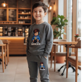 เสื้อแขนยาว ROBLOX ชุดเด็กแขนยาว เนื้อผ้าวอม