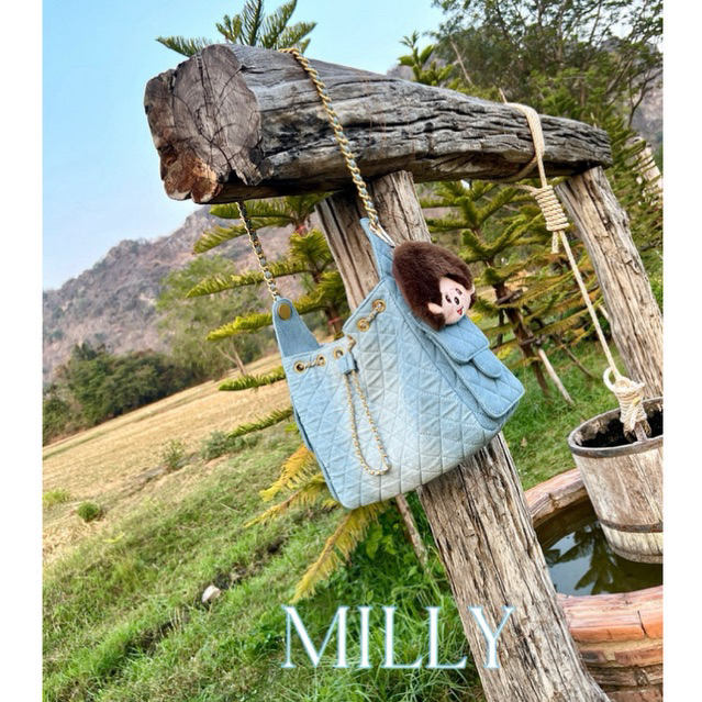 JAYTRIZ — MILLY | Denim Style กระเป๋าผ้ายีนส์แท้