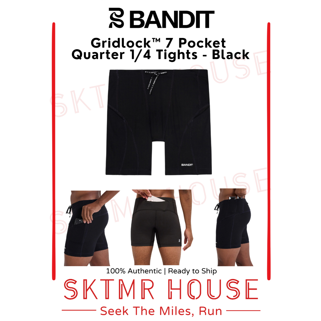 [พร้อมส่ง]  กางเกงวิ่ง Bandit GridLock Half Tight, Vento™ 3