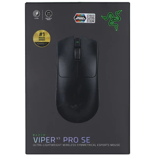 WIRELESS MOUSE (เมาส์ไร้สาย) RAZER VIPER V3 PRO SE - BLACK (RZ0104550100-R3A1) ของแท้ศูนย์ไทย