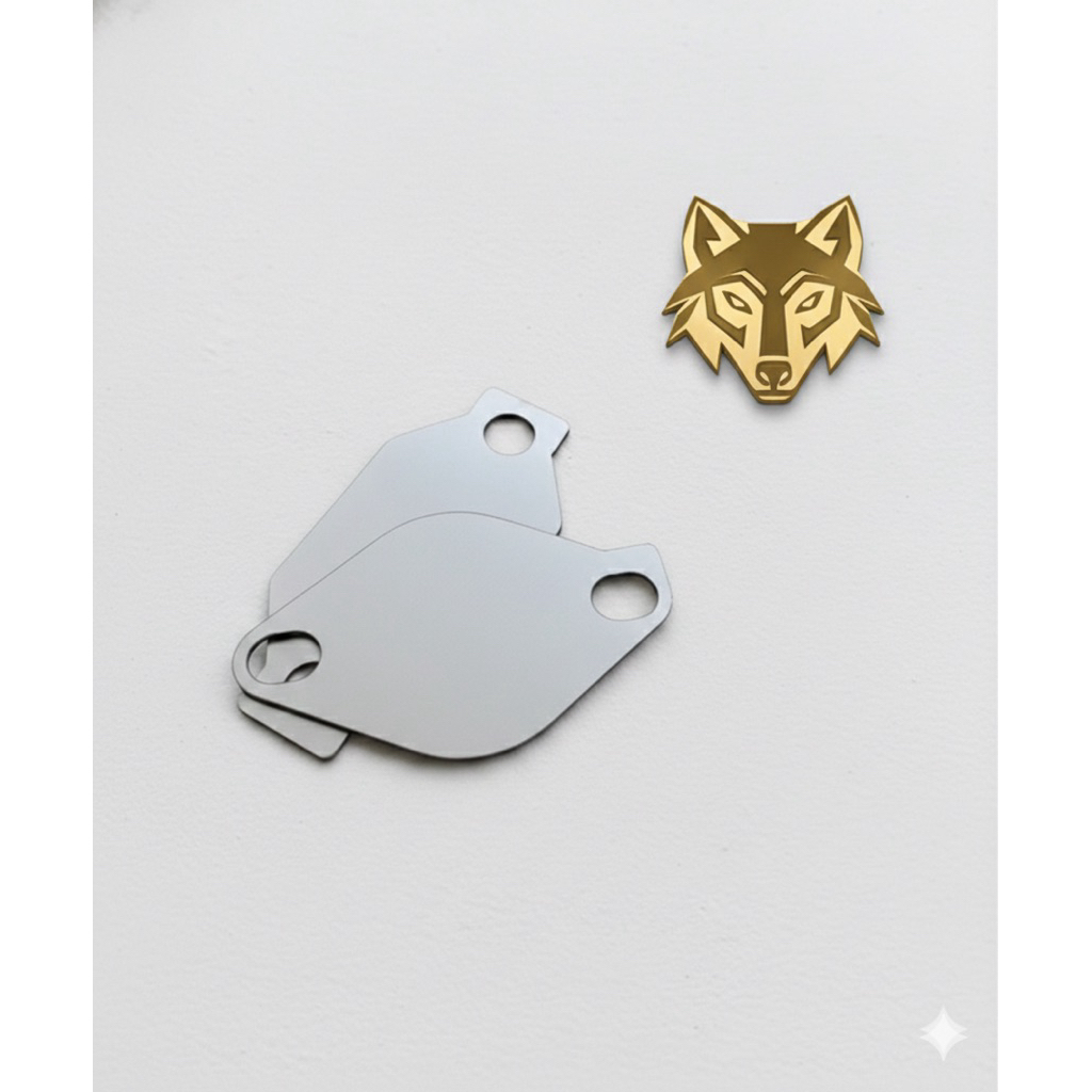 เเผ่นอุด EGR 1.9  สแตนเลส เเท้ หนา 1.5 มิล สำหรับปี 2016-2022