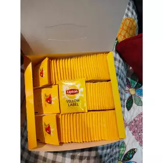Lipton Yellow Label Black Tea ชาดำ ชาลิปตันแบบแยกซอง 100ซอง
