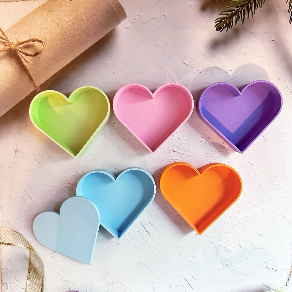 พร้อมส่ง🇹🇭 งานปริ้น3D กล่องหัวใจ valentine💕