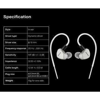 [ส่งทันที] Kefine Klean SV หูฟัง IEM ประกันศูนย์ไทย