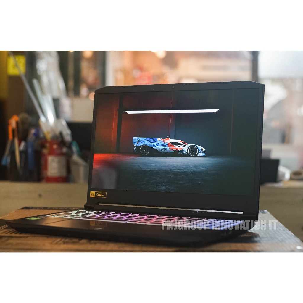 โน๊ตบุ๊คเล่นเกมมือสอง Acer Nitro 5 AN515-45-R9MZ R5 5600H RAM 8 GB M.2 512GB RTX3050Ti 15.6"