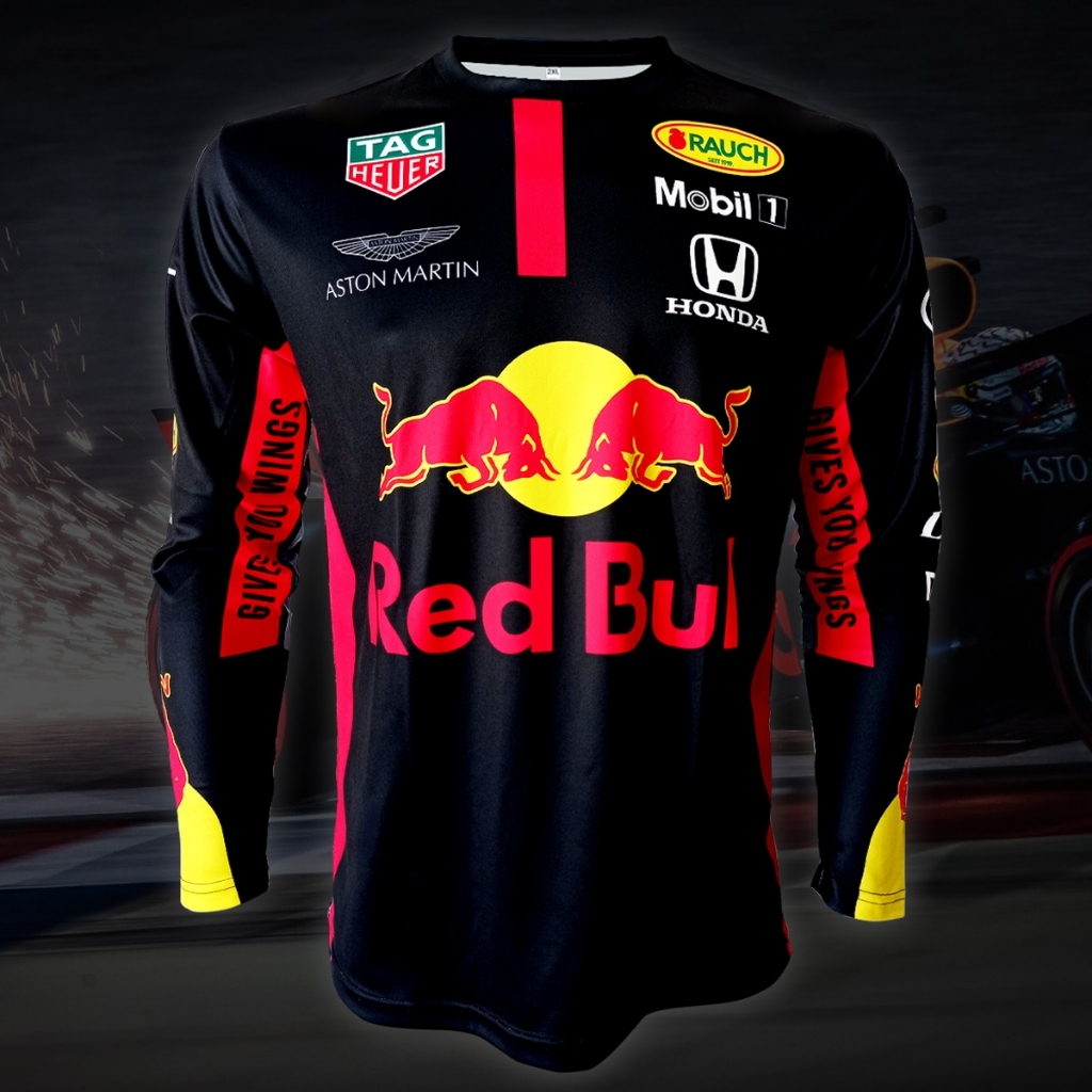 เสื้อคอกลมแขนยาว F1 ทีม เรดบูล เรสซิ่ง #FM0102 รุ่น อเล็กซ์ อัลบอน#23 ไซส์ S-5XL