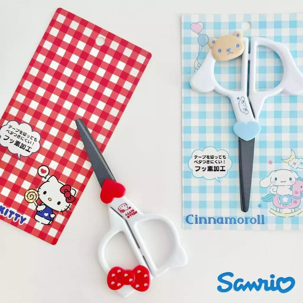 Sanrio แท้ 100% กรรไกร Sanrio กรรไกรตัดเล็บ กรรไกรคิตตี้ เครื่องเขียน Sanrio Kitty Kuromi เครื่องเขี