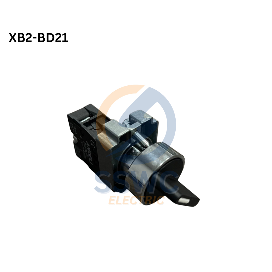 Selector Switch สวิตช์ 2-3 ตำแหน่ง (XB2-BD21,XB2-BD33) (10ชิ้น/1กล่อง)