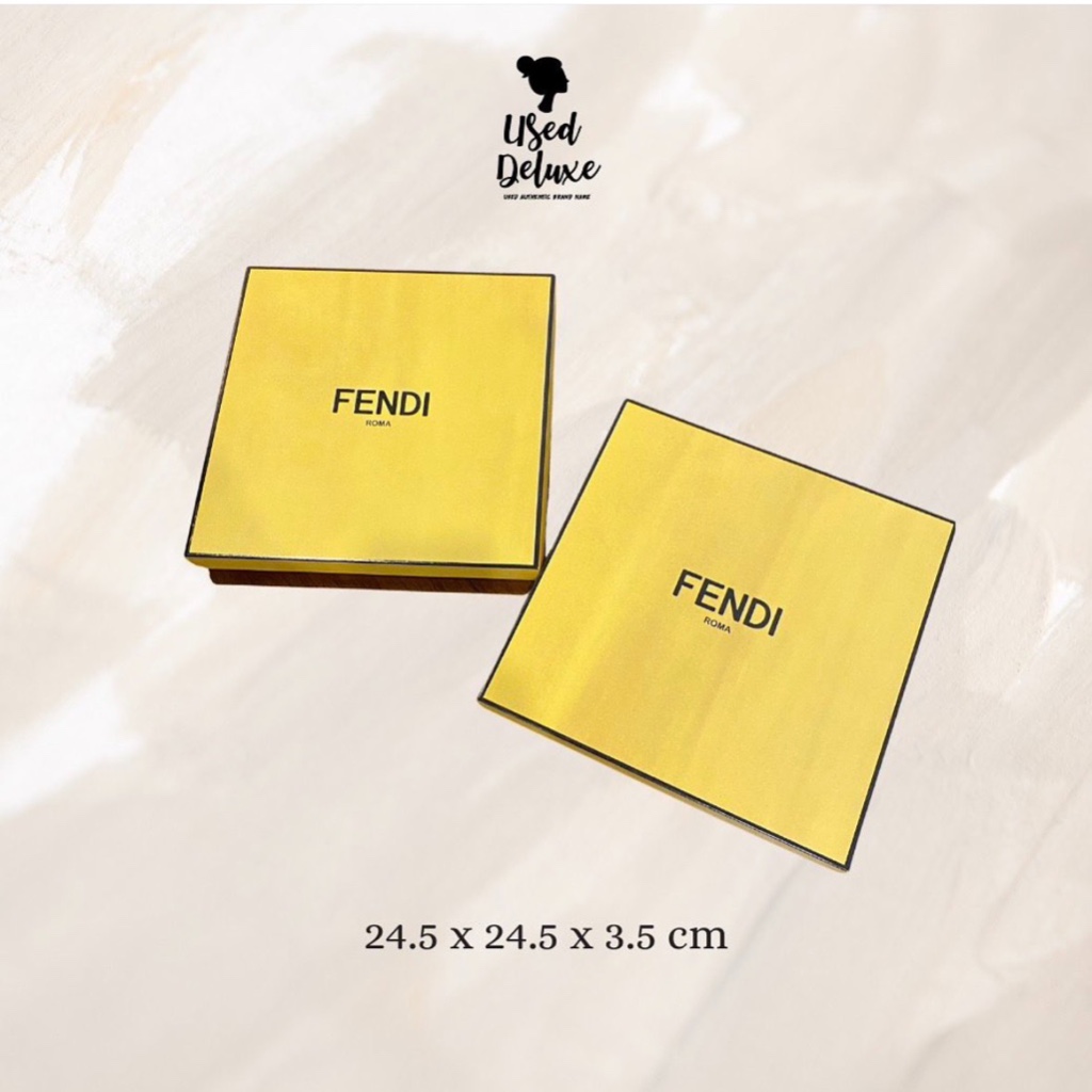 กล่องFendi กล่องเฟนดิ กล่องผ้าพันคอ กล่องเสื้อ กล่องแบรนด์เนมของแท้💯