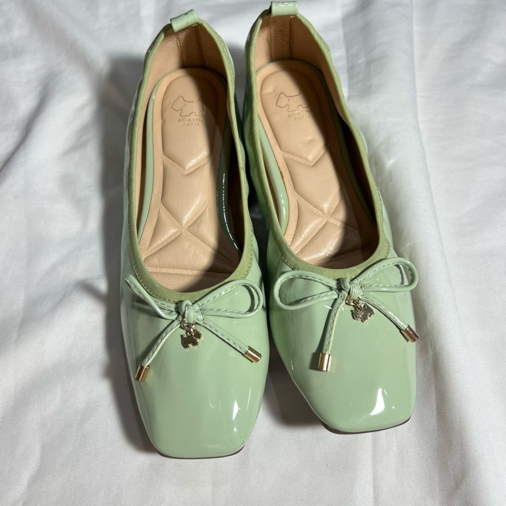 รองเท้าแมรี่เจนเขียว AGATHA Paris เบอร์38-39