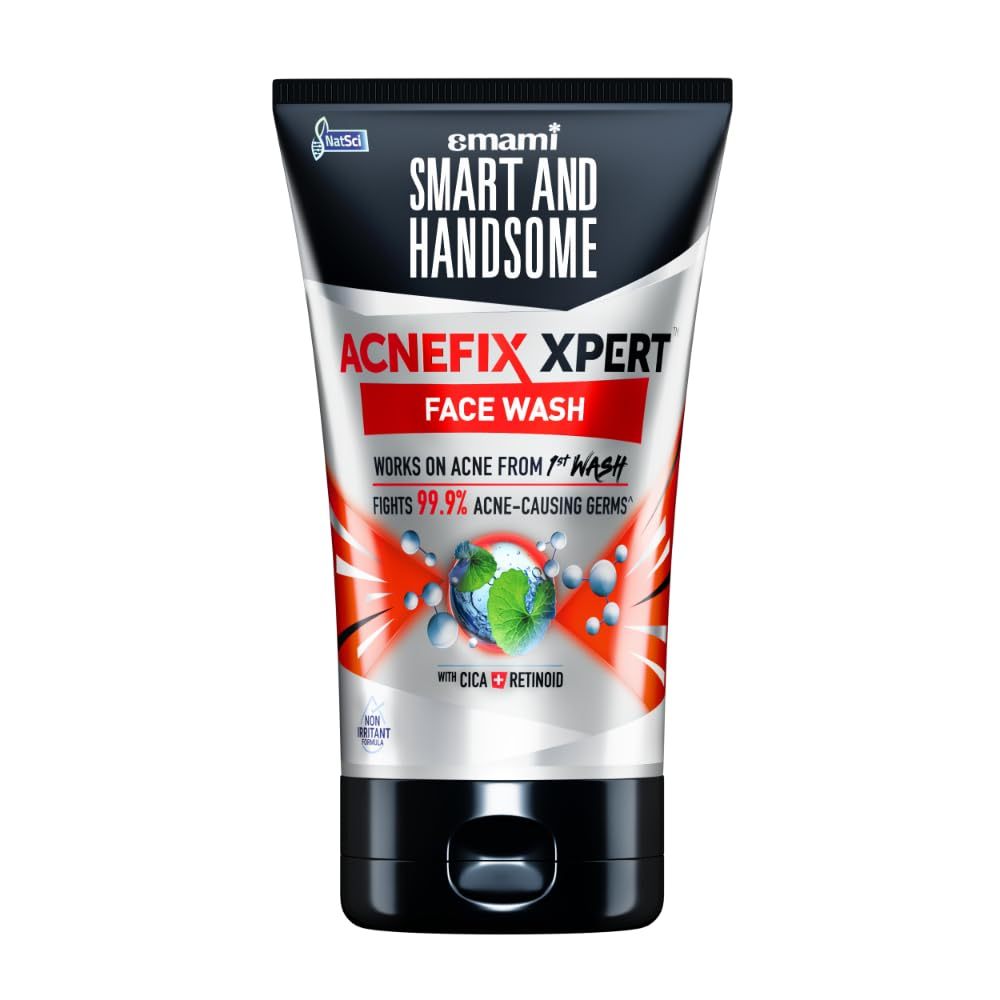 Emami Smart And Handsome Acnefix Xpert Face Wash 100g | Anti-Acne เพื่อช่วยจัดการกับปัญหาสิวโดยเฉพาะ
