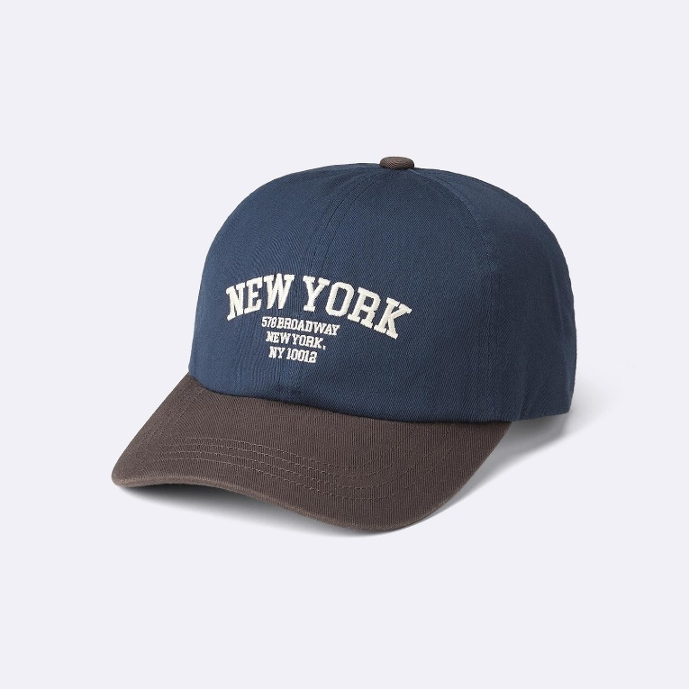 GU ของแท้ หมวกแก๊ปกันยูวี ผ้าทวิลล์ สไตล์สตรีท/ GU UV-cut twill logo cap