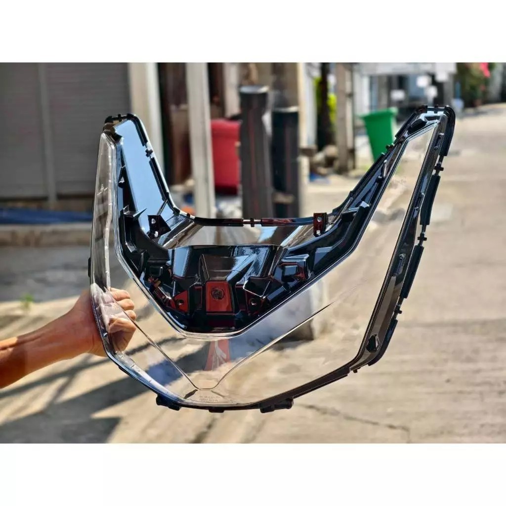 กรอบไฟหน้า PCX160 2025-2026 ครอบไฟหน้า PCX 160 2025 แทนของเดิม