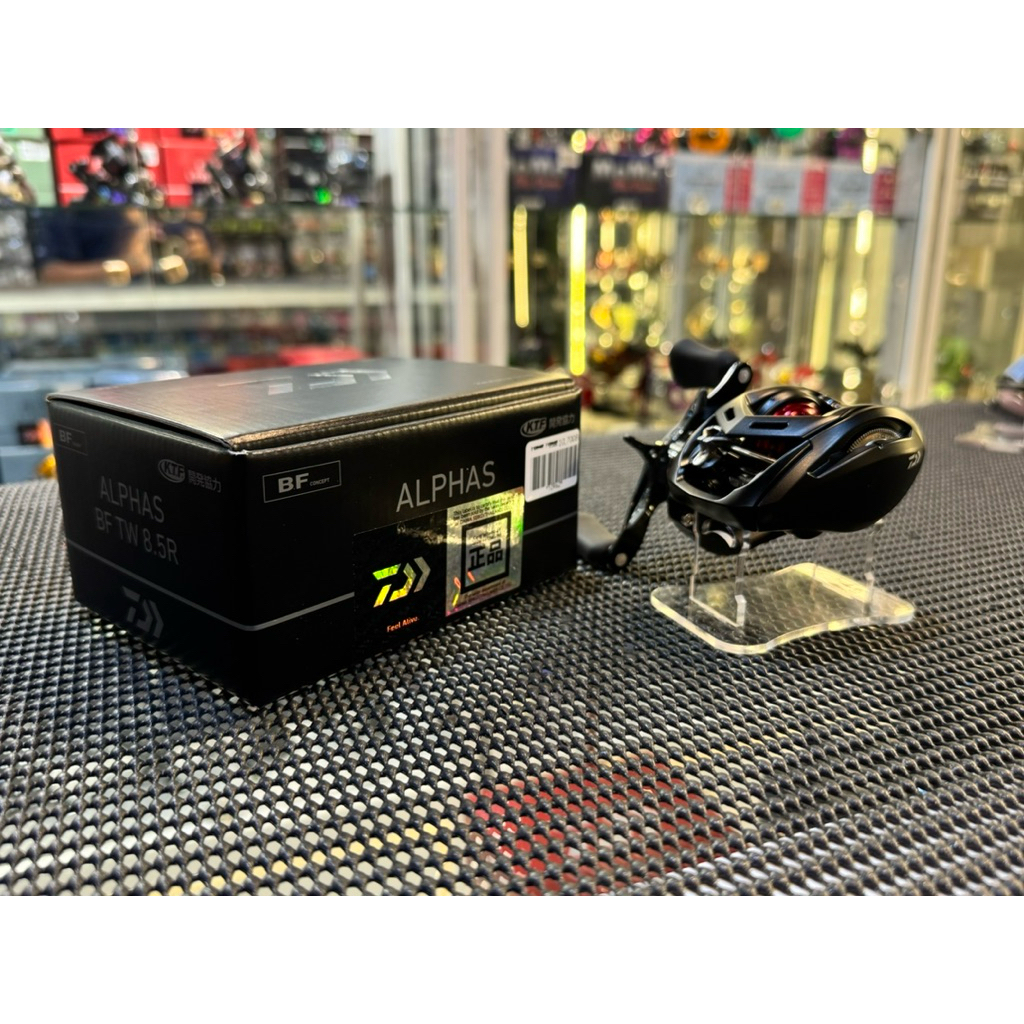 รอกเบท Daiwa Alphas BF TW รอบ 8.5 ปี 2025 สินค้า รับประกัน Daiwa Thailand