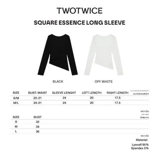 Twotwice - Square Essence Long Sleeve