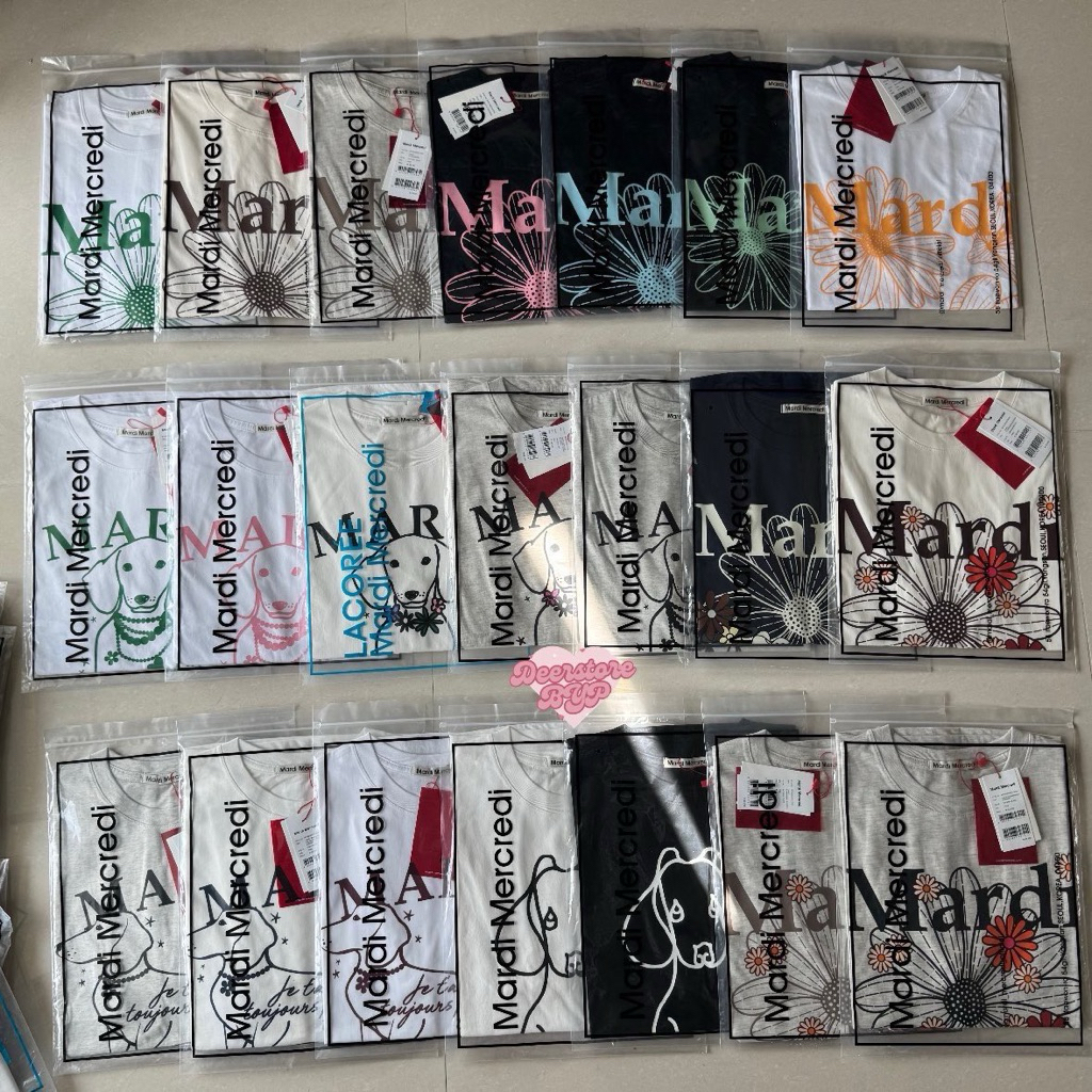🎀 พร้อมส่ง / ของแท้ 🎀 — เสื้อยืด Mardi มีหลายแบบ