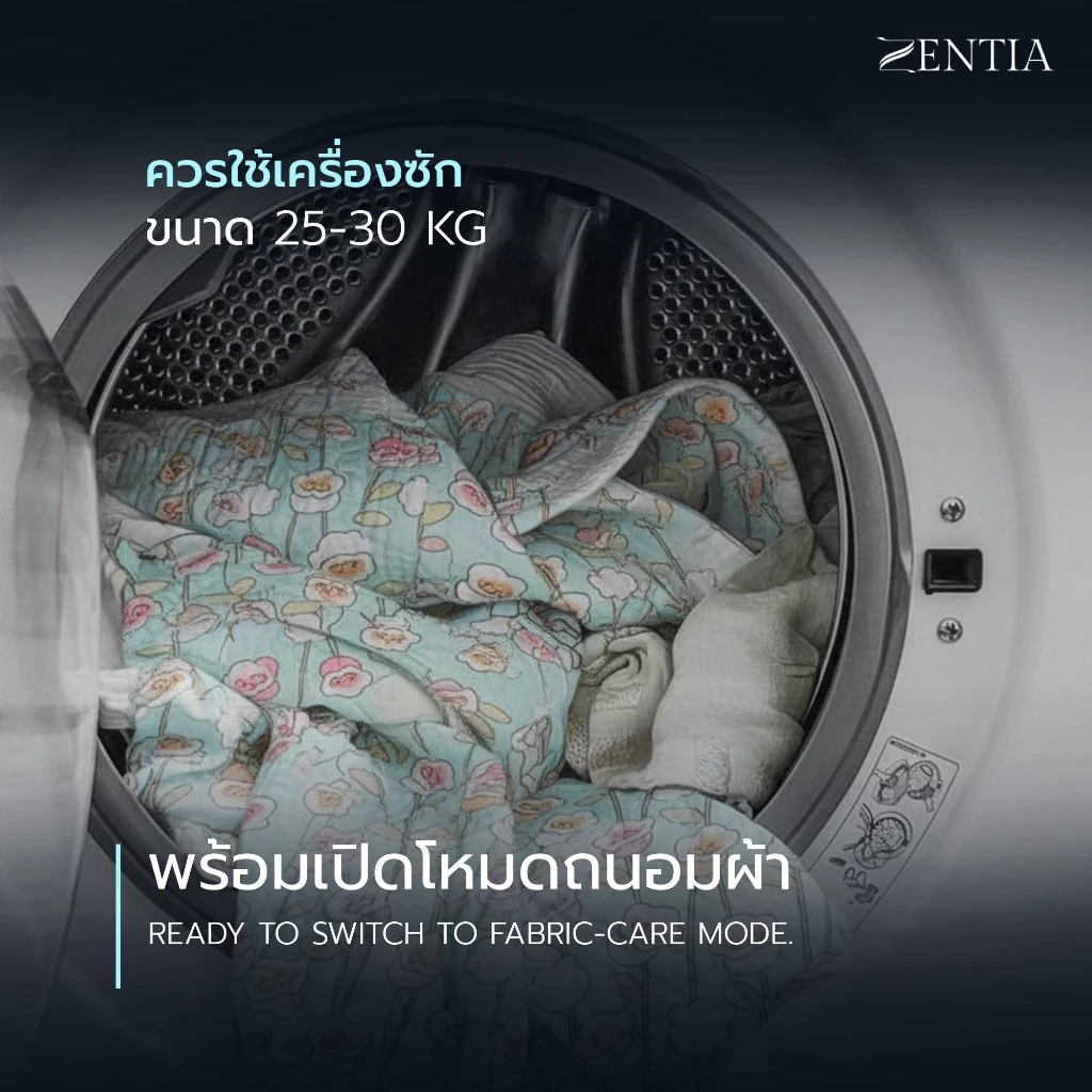 ZENTIA ผ้าปูที่นอนยางพาราไหมน้ำแข็ง thumbnail 8