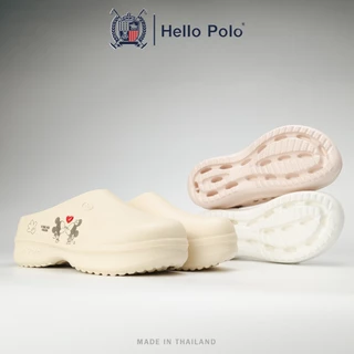 Hello Polo หนูคลั่งรัก รุ่น HP8009B คัทชูยางหัวโต ใส่สบาย พื้นนุ่มน้ำหนักเบา ใส่ไปทำงานก็ได้ไปเที่ยวก็ดี ของมันต้องมี