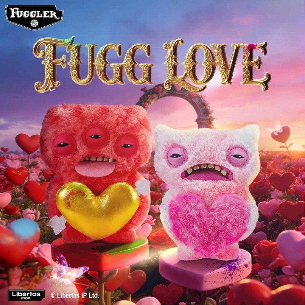[ ส่งในไทย ] ฟักเกอร์วาเลนไทน์ ขนาด 23.7 cm / Fuggler Love Fugg