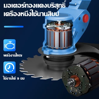 เครื่องตัดหญ้า 999900W เครื่องตัดหญ้าไฟฟ้าไร้สาย เครื่องตัดหญ้าไร้สาย หดได้ ตัดหญ้า รถตัดหญ้า ง่ายต่อการใช้ ที่ตัดหญ้า