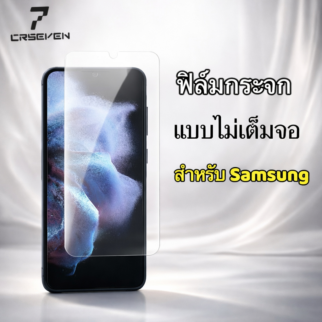 JC168 (017)ฟิล์มกระจกใส แบบไม่เต็มจอ สำหรับ Samsung A22(5G）A35(5G）A54(5G）A21 A21S A01 A40 A34(5G）