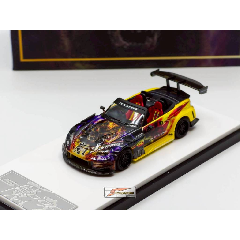 MICROTURBO 1/64 Honda S2000 Demon King metallic Yellow