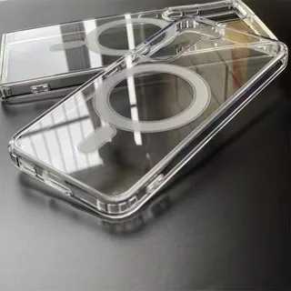 Magnetic เคส For Samsung A17 A06 A16 A56 A54 A35 A55 A15 A26 A36 S22 S25Ultra S24 Ultra แม่เหล็ก เคสใสกันกระแทก