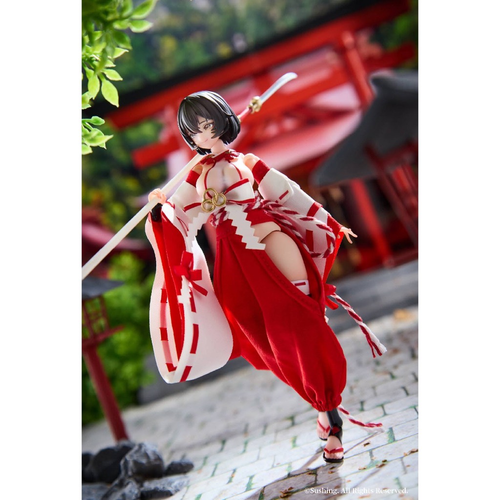 พรีออเดอร์ Sushing Sakura Kumifuji 1/12 Battle Shrine Maiden