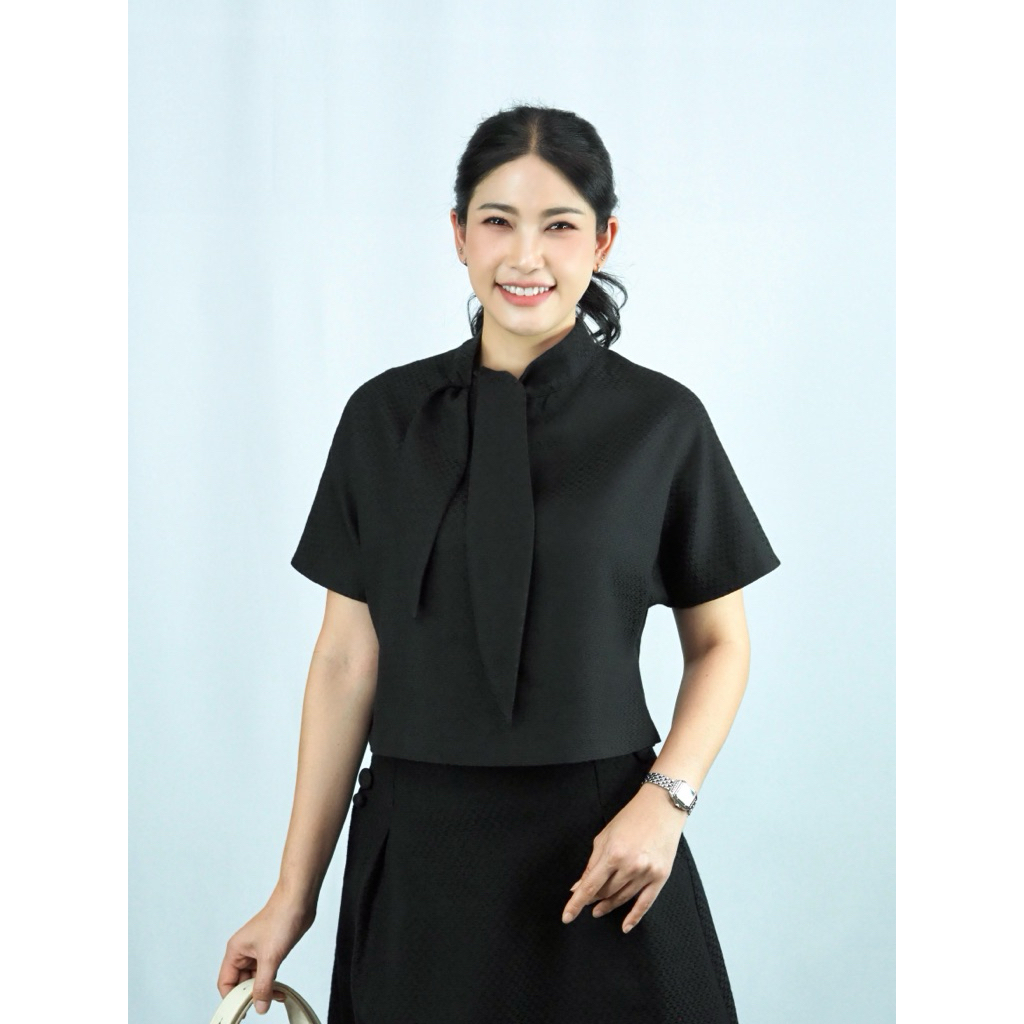 เสื้อคอโบว์ ราชวัตรดำ - รูปที่ 2