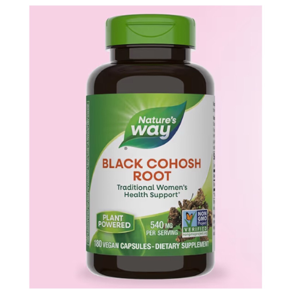 ( 180 แคปซูล ) BLACK COHOSH 540 MG ของ NATURE'S WAY