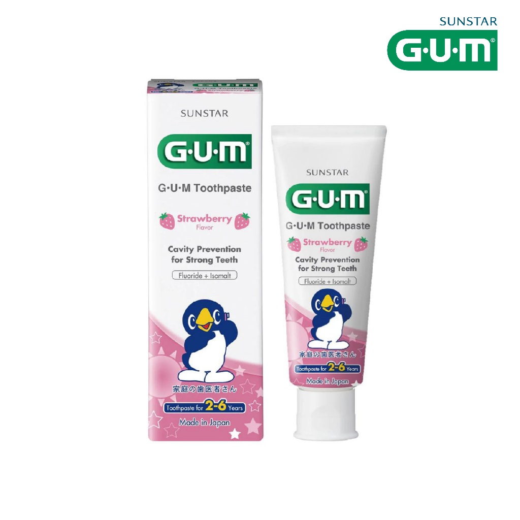 SUNSTAR GUM TOOTHPASTE FOR KIDS ยาสีฟันเด็กซันสตาร์ กัม