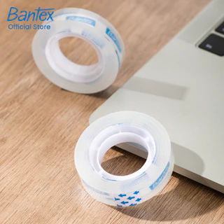 Bantex เทปใส เทปกาว กว้าง 12 มิล 38 ไมครอน แพ็ค 2 ม้วน ฉีกง่าย ติดทน สะดวกใช้งาน Tape Transparent