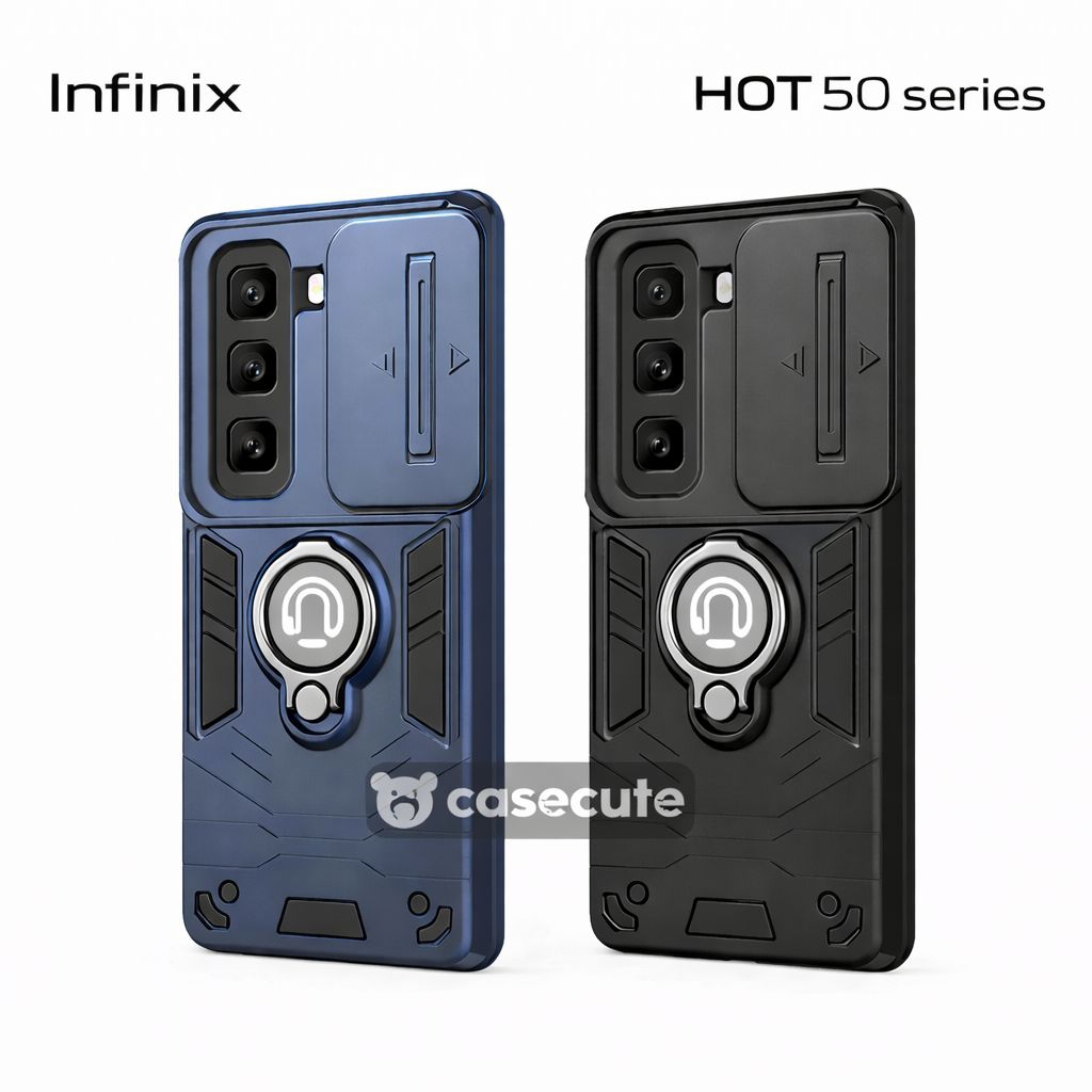 เคสสไลด์กันกล้องสำหรับ infinix Hot 50 4G Hot 50 5G Hot 50i Hot 50 pro 4G Hot 50 pro + ตั้งได้