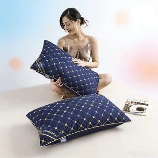 หมอน 48*74cm แก้ปวดคอ 800ก. หมอนมีซิบ นุ่ม สบาย นอนสบาย เพื่อสุขภาพ Pillow