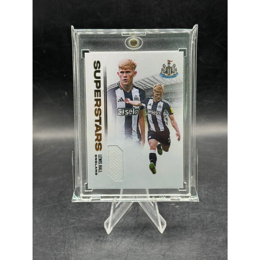 2024-25 Futera Superstars Lewis Hall Newcastle United GAME WORN Patch ALPHA 01/09 #NSS08