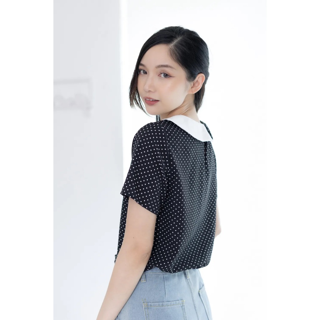 Narinari : MT6401 เสื้อแต่งปกบัวซ้อน ผ้าไหมอิตาลี ราคา ถูกที่สุด ดีลบีเคเค แกลเลอรีภาพที่ 8